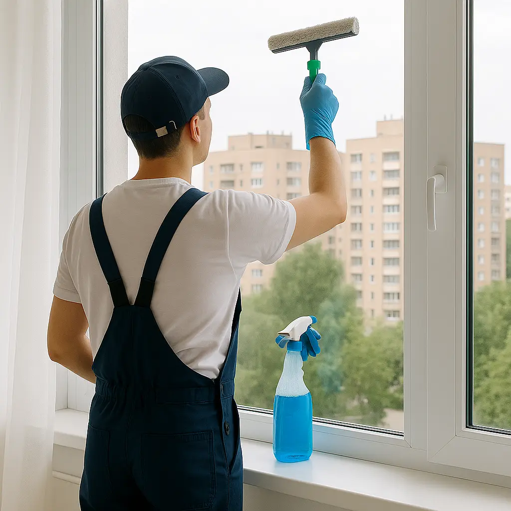 Studio Apartment Window Cleaning Service