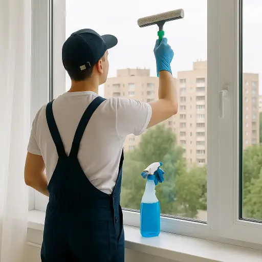 Studio Apartment Window Cleaning Service